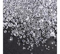 4000 diamanti decorativi in acrilico con cristalli decorativi per matrimonio, trasparenti, cristalli acrilici, decorazione da tavolo, strass, per vaso, Natale, matrimonio, compleanno, festa (colore