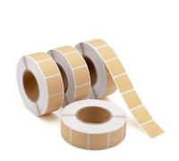 4000 etichette adesive per uso interno ed esterno, 2,2 x 2,2 cm, forma quadrata, in carta adesiva per allenamento e riparazione
