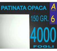 4000 FF A6 CARTA PATINATA OPACA STAMPANTI LASER X pieghevoli 150 GR