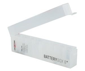 4000033 scatola batteria Trasparente, Contenitore batteria trasparente, Trasparente, 8x AA/AAA (CR123A,CR2)