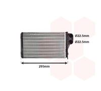 40006240 VAN WEZEL Scambiatore calore, Riscaldamento abitacolo per PEUGEOT