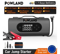 4000A 26800mAh Jump Starter Car 8-in-1 12V Pompa di gonfiaggio Compressore d'aria Aspirapolvere Accumulatori e caricabatterie di riserva Batteria potabile Ricarica rapida