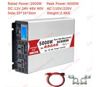 4000W-8000W 12V 24V 48V 60V 72V to 230V Seno puro Tensione Convertitore Inverter