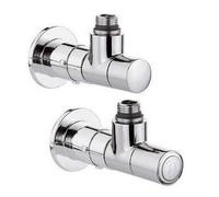 400100 Coppia di valvole high-style per termoarredi 1/2 23 p1,5 2,0Kv CALEFFI