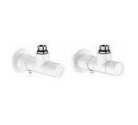 400101 1/2 Coppia di valvole high-style per termoarredi CALEFFI