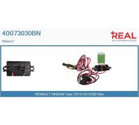 40073030BN REAL Resistenza, Ventilatore abitacolo per RENAULT
