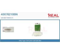 40076210BN REAL Resistenza, Ventilatore abitacolo per AUDI,SEAT,SKODA,VW