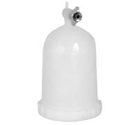 400CC Plastica Alluminio Vernice Spray Pentola Aria Gravità Alimentazione Spruzzatore Tazza Accessori Pneumatici per Utensili Compatibile Con F75 W101 W71 W77(Plastic Tank)