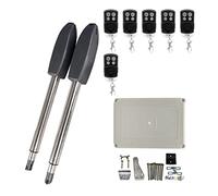 400KG Kit di apertura del cancello a battente elettrico automatico Tirare il braccio di guida Attuatore motore for porta a battente Multi telecomando opzionale for vialetto,Modalità di potenza flessi