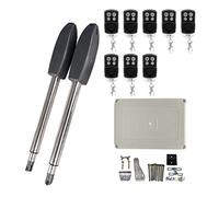 400KG Kit di apertura del cancello a battente elettrico automatico Tirare il braccio di guida Attuatore motore for porta a battente Multi telecomando opzionale for vialetto,Modalità di potenza flessi