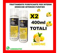 QUATTRO BOMBOLETTE DA 200ML ERRECOM IGIENIZZANTE SPRAY PROFUMO DI LIMONE 800ML