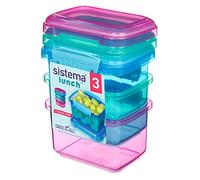 400ml Rectangular Lunch Coloured 3 Pack SW (4)