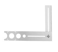 400mm Tile Hole Locator with Accurate Measuring, Portable Stainless Steel Universal Marble Punching Tool for Ceramic, Marble, Wood, Plastic - Ideal for DIY Enthusiasts, Contractors