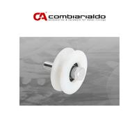 400NYIX Combi Arialdo ruota gola tonda 1 cuscinetto per cancelli scorrevoli