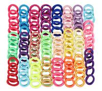 400Pcs Elastici Capelli Bambina Elastici per Capelli Colorati Fermacapelli Legami di Capelli per Ragazze, Fasce Elastiche per Legare i Capelli a Coda per Donna Ragazza, 2cm (Colori Misti)