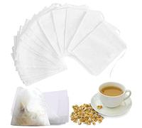 400Pcs Sacchetti Filtro per Tè con Coulisse Bustina Di Tè Vuota Sacchetti per Tisane Bustine da Tè Filtro con Coulisse Filtro per Tè Spezie Tè e Erbe Aromatiche Caffè 7 x 9cm