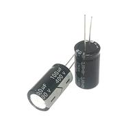 400v100uf 18x30mm Aluminum Electrolytic Capacitor 400v 100uf 100mf400v 100MFD400v 400vdc 400wv 100mf 100MFD 120uf 150uf 180uf AUOQKQUT(HF400v15 10x17 20pcs)