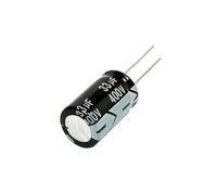 400V33uf 13x20mm Aluminum Electrolytic Capacitor 400v 33uf 33uf400v 400v33mf 33mf400v 400v33MFD 400wv 400vdc 33mf 33MFD 47uf EKFBQBGW(400v220 18x45 2pcs)