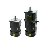 400W AC 110V 220V 50Hz 60Hz 120mm Flange Induction Asynchronous Reducer Gear electronic starter With High Torque And 5 to 1400rpm NWPNLXEA(110v,233rpm)