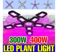 400W E27/E26 LED Coltiva La Lampadina Spettro Completo Lampada per Piante Serra Tenda Verdura Fiore Coltura Idroponica Coltivazione Riempimento di Illuminazione
