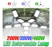 400W LED Garage Lampadina E27/E26 Lampada da soffitto AC 220V Pieghevole Deformabile Faretti 110V Per Casa Magazzino Officina Seminterrato