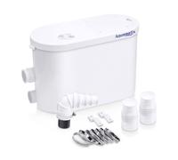 400W Trituratore Pompa Maceratore Pompa Doccia 135L/Min 2 Ingressi per Doccia E
