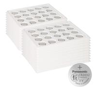 400X Panasonic CR2032 Batteria Litio Knopfzelle CR2032BS Bulk