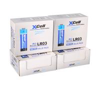 400X XCell AAA LR03 Micro Super Alkaline 1,5V Batteria