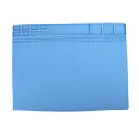 400x300mm Heat Insulation Working Mat, Silicone Soldering Pad for Cell Phone Computer Repair, High Temperature Soldering Mat with Storage Compartment, Anti Heat