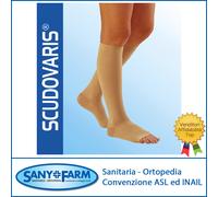 401 CALZA COMPRESSIONE GRADUATA - COPPIA GAMBALETTO K1 PUNTA APERTA UNISEX