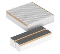 401 Filtro di ricambio per forno compatibile con purificatore d'aria AprilAire 5000 per tutta la casa, MERV 15, aria pulita e polvere, confezione da 3