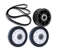 40111201 37001042 Y54414 Kit, compatibile con Queen, compatibile con Whirlpool, rullo e cinghia del cestello dell'asciugatrice