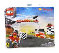 40194 Lego - Shell V-Power Jeu de Construction - Ferrari, Finish Line & Podium Exclusive Sealed by LEGO polybag (Sachet Polybag)