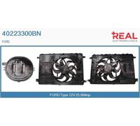 40223300BN REAL Elettromotore, Ventola radiatore per FORD