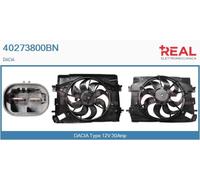 40273800BN REAL Elettromotore, Ventola radiatore per DACIA