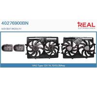 40276900BN REAL Elettromotore, Ventola radiatore per AUDI