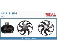 40281313BN REAL Ventola, Raffreddamento motore per OPEL