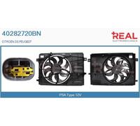 40282720BN REAL Elettromotore, Ventola radiatore per CITROËN,DS,PEUGEOT