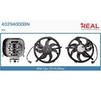 40294000BN REAL Elettromotore, Ventola radiatore per MINI