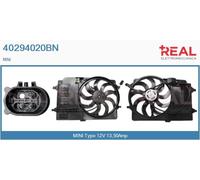 40294020BN REAL Elettromotore, Ventola radiatore per MINI