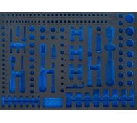 4036-1 Modulo per carrelli portautensili 3/3 vuoto per 4036