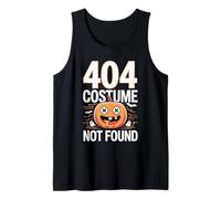 404 Costume Non Trovato Design Halloween Pixel Art Canotta