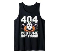 404 Costume Non Trovato Design Halloween Pixel Art Canotta