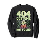 404 Costume Non Trovato Design Halloween Pixel Art Felpa