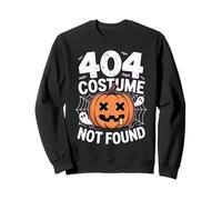 404 Costume Non Trovato Design Halloween Pixel Art Felpa