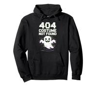 404 Costume Non Trovato Design Halloween Pixel Art Felpa con Cappuccio