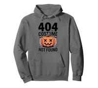 404 Costume Non Trovato Design Halloween Pixel Art Felpa con Cappuccio