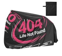 404 Error Life Not Found Rock Style impermeabile Bike Covers con fori di bloccaggio Anti polvere pioggia neve UV Storage Mountain Bike copertura adatta per la maggior parte cobertor para motocicleta