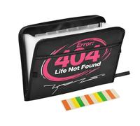 404 Error Life Not Found Rock Style Paper File Organizer 13 Tasche A4 Formato lettera con chiusura a cerniera per Home Office Organizer con tasca tappeti de