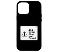 404 Errore Sonno Non Trovato Divertente Stanco Coder Design Custodia per iPhone 12 Pro Max